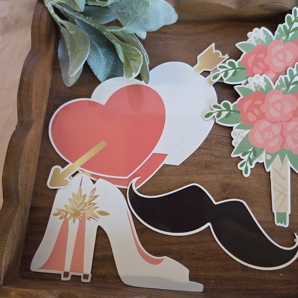 Just Married Car Magnets Bundle Of 12 - Picture 5 of 7
